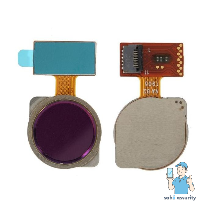 Fingerprint Sensor with Flex Cable for Xiaomi Redmi Note 7 Purple